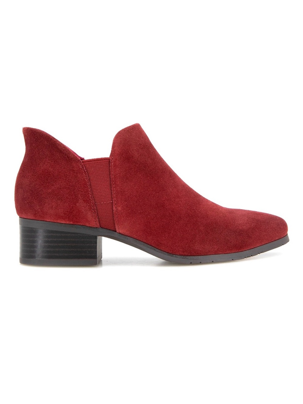 NIB Kenneth Cole Reaction Serafina red suede ankle booties 8